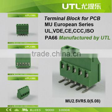 RoHS Screw marathon battery states wiring weidmuller Terminal Blocks with right angle