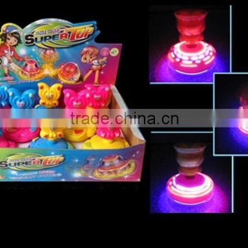 Luminous spinning top oversized light music spinning top colorful spinning top rotating flash toy