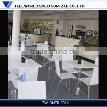 White Round Hot Sale Dining Modern Coffee Table and Chairs