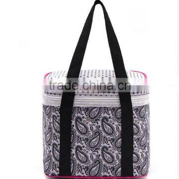 Printed Polka Dot Cooler Bag Waterproof Luch Bag