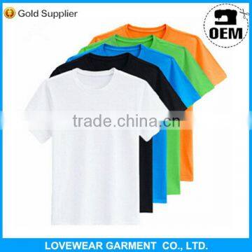 Cheapest Promotioanl Custom Designs Plain Cotton Polyester T-shirt