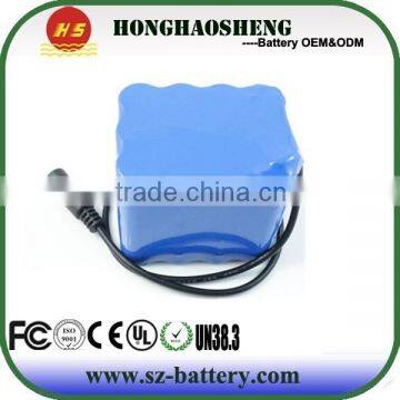 3S2P 11.1v 8000Mah Rechargeable Long Time Cycle Battery For Electric Car Lifepo4 Battery