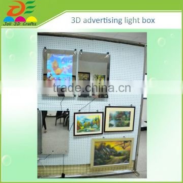 high quality Large Size 3D poster aluminum light box