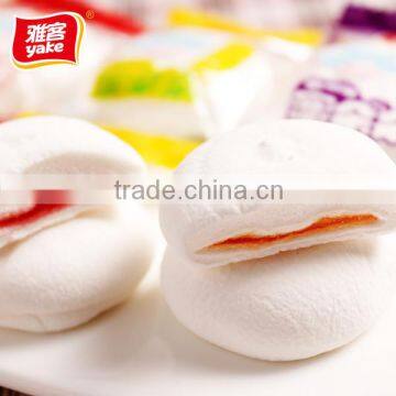 Yake flower cotton candy in making machine