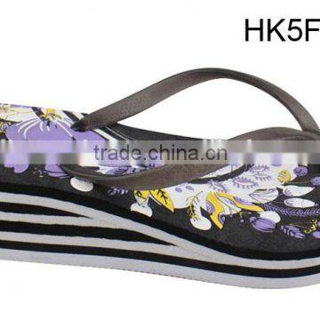 Good Quality Wedge Flip Flops High Heel EVA Women Manufacture Sandals