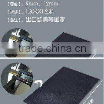 6mm 9mm 12mm Black Rubber Mat , Rubber Sheet Roll Manufacturer photo-4