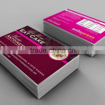 embossed 300g sqm paper business card