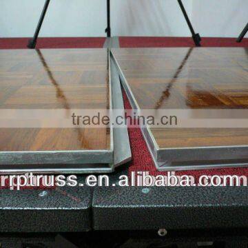 Wood Dance Floor with Aluminum Edgings