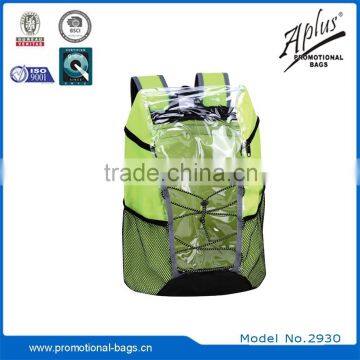 Transparent new school backpack transparent pvc backpack