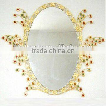 2014 new wall decoration craft oval mirror