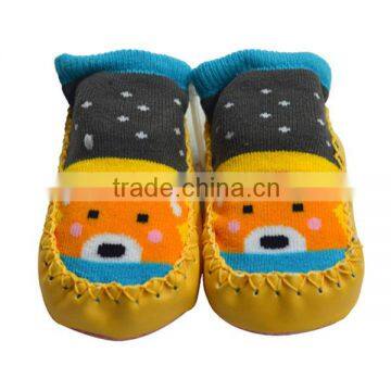 Best sale kids rubber sole baby sock shoes