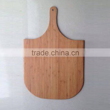 big pizza chopping board bamboo with handle