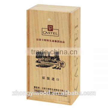 Trade assurance China wholesale high end wooden wine box with holder