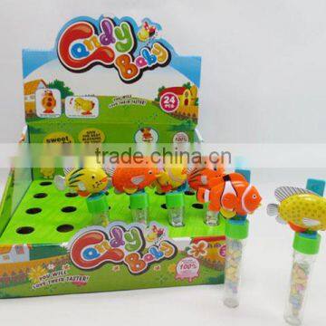 Wind Up Fish&Clown Fish Candy Toys With Candies