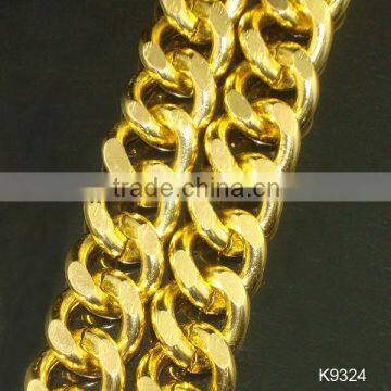 heavy gold chunky chain aluminum chain