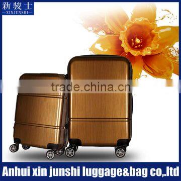 New Stripe Carry on Luggage Colorful ABS PC Trolley Suitcase