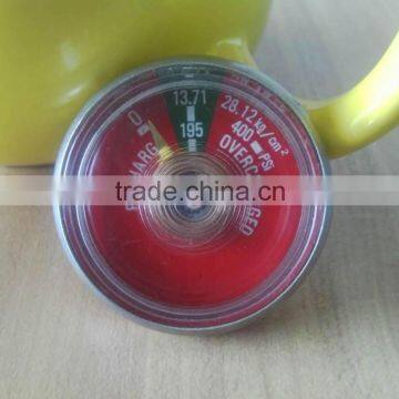 Fire extinguisher pressure gauge/manometer (bourdon tube type/spring type)