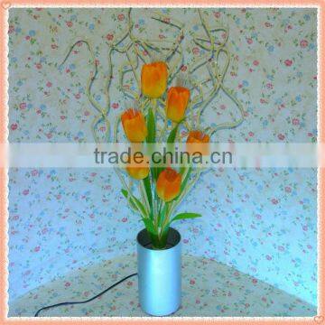 Garden & Party Decoration for Interior & Outdoor / Light Up Yellow Tulip
