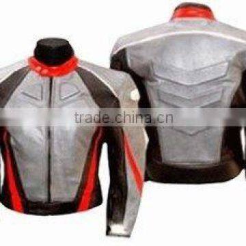 DL-1187 Leather Racing Jacket