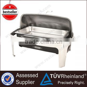 High Quality Buffet Equipment Roll Top Hydraulic Chafing Dish