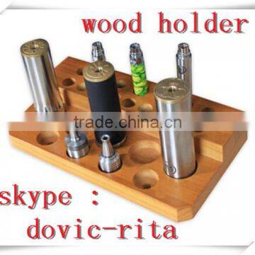 Top selling durable e cig accessary wood e cig holder