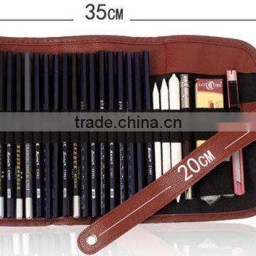 Factory Wholesale Roll Up Wrap Pencil Case;Roll Up Canvas Pencil Case photo-2