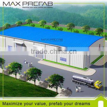 prefab car showroom structure warehouse