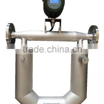 High precision oil coriolis mass flow meter LCD display