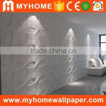 plant fiber good price pvc 3d wall art panels 3d wall covering panels for sale