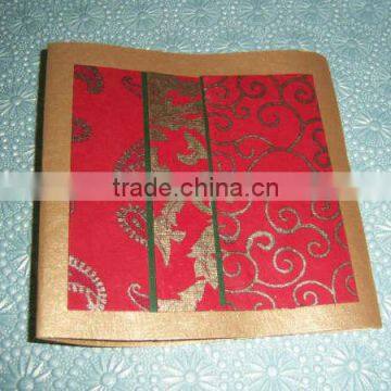 Handmade Paper Greeting Card for invitations, promotions, birthdays, seasons greetings