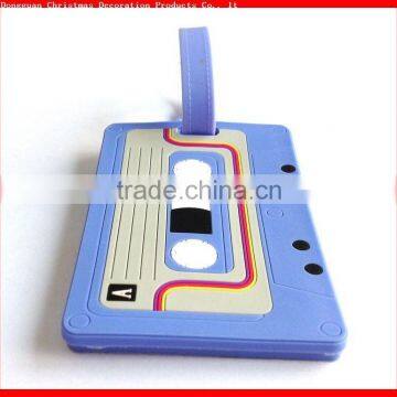 standard size soft pvc luggage tag