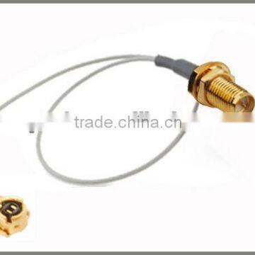 RF Cable Assembly RP-SMA Female bulkhead to IPX/u.FL 1.13mm cable