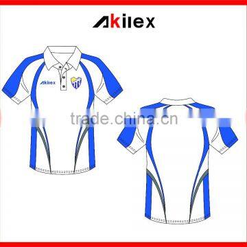 newest design sublimation Polo shirt with OEM service 2015