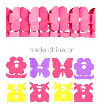 Pink and White Tissue Paper Pom Poms Pompom Paper Balls Garland Wedding Party Decorations photo-5
