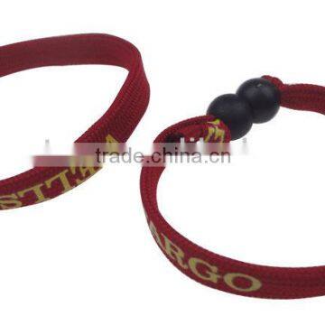 Fabric wrisbands, print polyester bracelets                        
                                                Quality Choice