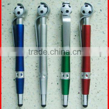 2014 plastic stylus pen with football