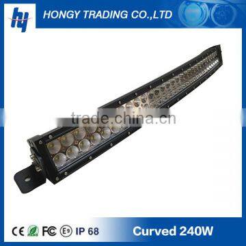 240w curve light bar 4x4 offroad curve led light bar for truck 10-30v 240w curve light bar