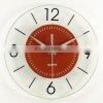 High quality wall clock made by temered glass