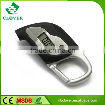 With carabiner and compass pressure range 3-150psi digital tire pressure gauge