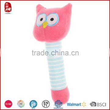 Cute Baby Toys for Promotion Gifts Soft Plush Stuffed Animal Design Baby Rattle Baby Toy photo-6