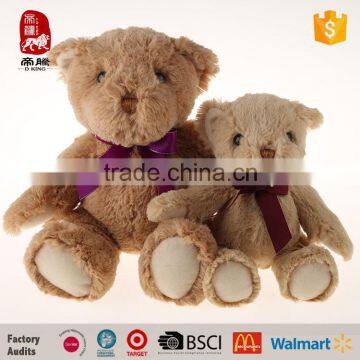 Supplier new design plush toys mother and son bear