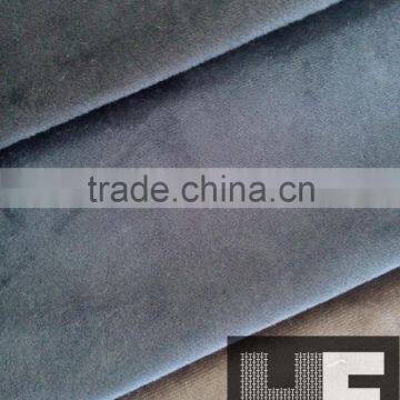ZJHF-F43 Imitaiton Super Soft Plain Velvet With TC Sofa Fabric Upholstery Fabric photo-3
