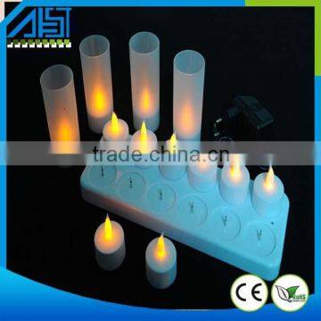 Electrical Tea Light LED Candle With Warm White/Amber Yellow color