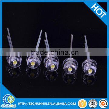 0.5w White 8mm Strawhat Led photo-4