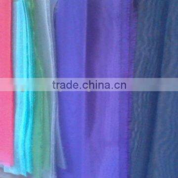 SHINY CRYSTAL ORGANZA USED IN GARMENTS IN LARGE QUANTITY