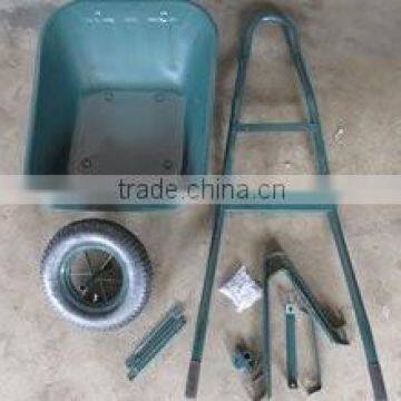 Dubai, France Market Hot Selling Construction Garden Wheelbarrow WB6400, 65L Capacity Buiding Small Hand Tools photo-2