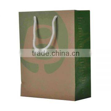 Promotional printed kraft paper bags for grocery store