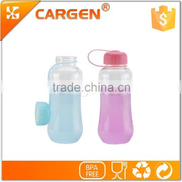 Colorful top leakproof plastic kids sports water bottle