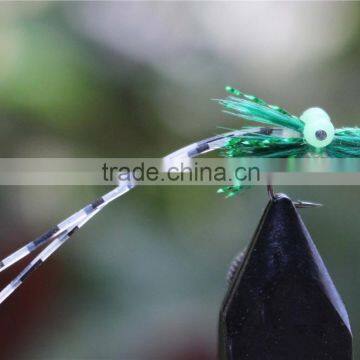 5 Colours Bass Bug Squid Fly Fishing Flies Lures