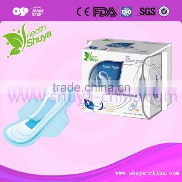 Cotton Material and Winged Shape Sanitary Pad in China